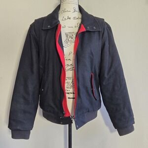Vintage Willow Bay Wool Blend Lined Jacket‎ Women's Sz S Pockets Zip